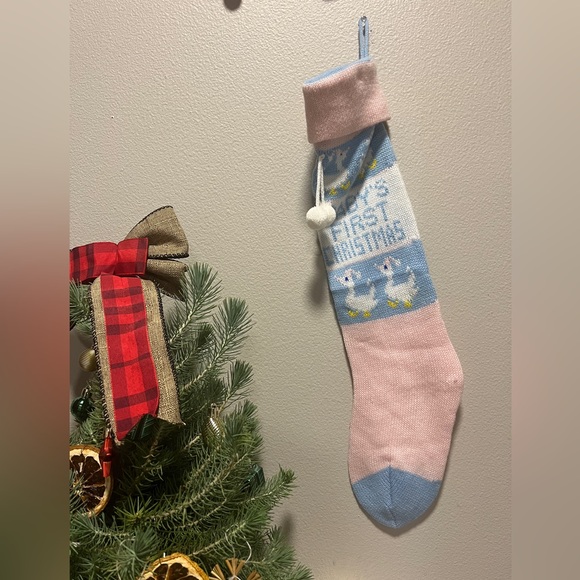 Vintage Baby’s First Christma Knits Stocking with Two Vintage Golden Books - Picture 4 of 12